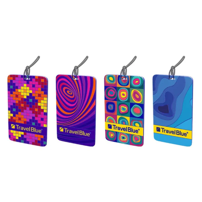 TravelBlue ID Tag Adreslabel squares
