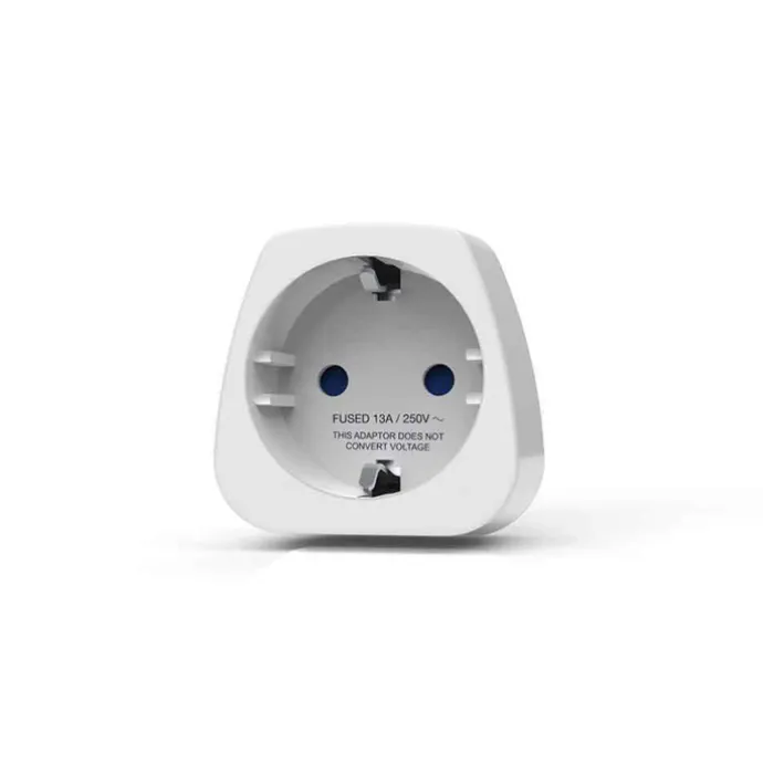 TravelBlue Travel Adaptor Europe to USA white