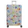 Travelite Accessoires Kofferhoes L tickets on blue/white