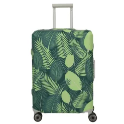 Travelite Accessoires Kofferhoes M dark blue w/feathers