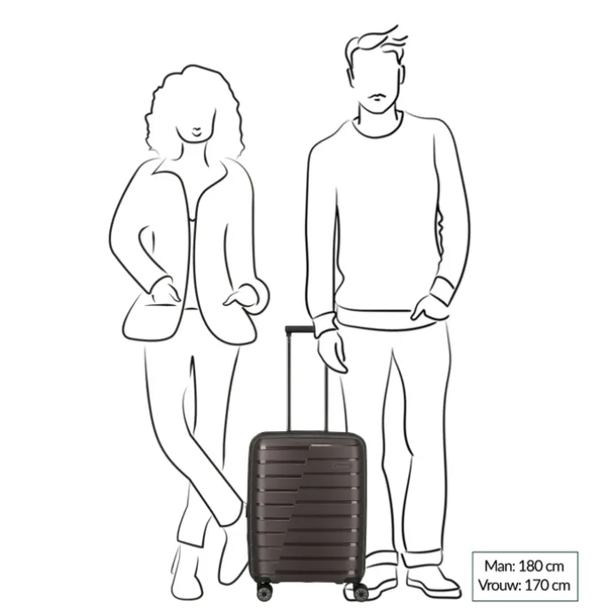 Travelite Air Base 4 Wheel Cabin Trolley Expandable anthracite metallic