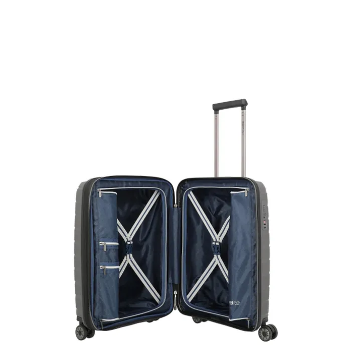 Travelite Air Base 4 Wheel Cabin Trolley Expandable anthracite metallic