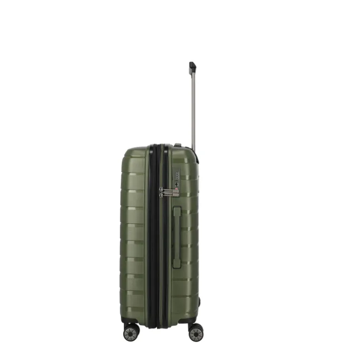 Travelite Air Base 4 Wiel Trolley M Expandable olive