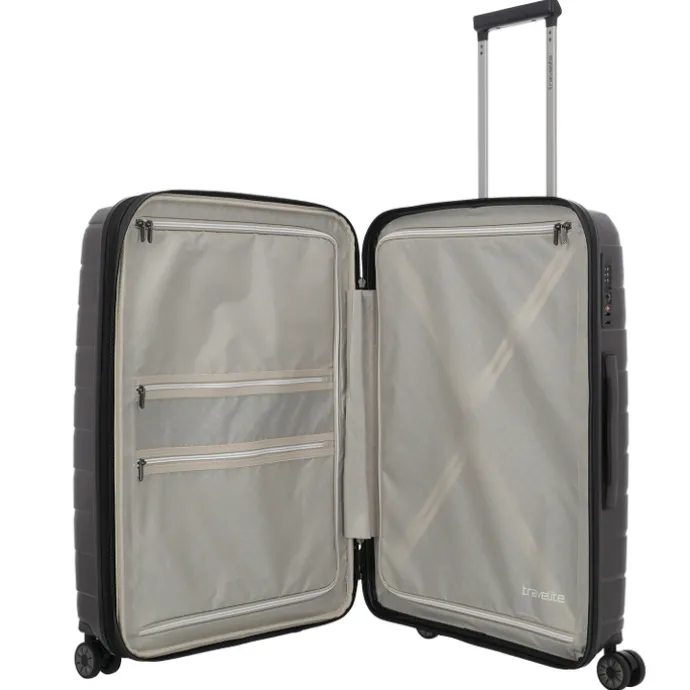 Travelite Air Base 4 Wiel Trolley M Expandable coffee