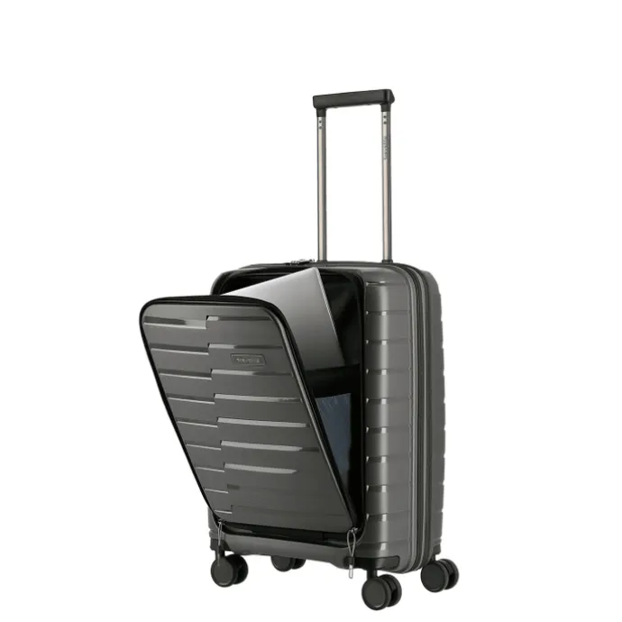 Travelite Air Base 4 Wiel Trolley S Front-Pocket anthracite