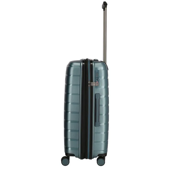 Travelite Air Base 4 Wiel Trolley M Expandable ice blue