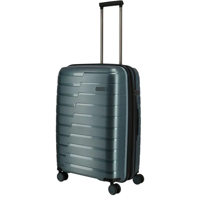 Travelite Air Base 4 Wiel Trolley M Expandable ice blue