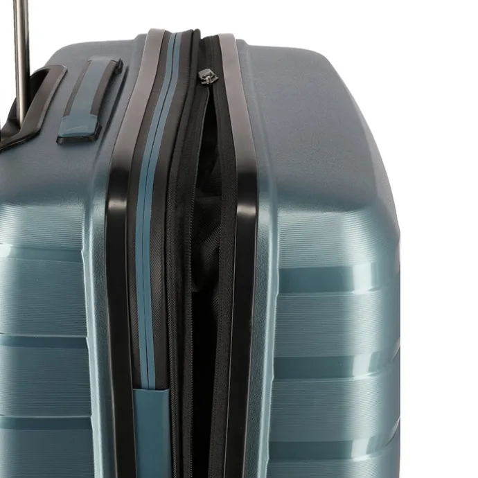 Travelite Air Base 4 Wiel Trolley M Expandable ice blue