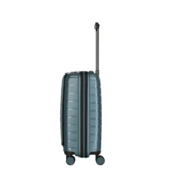 Travelite Air Base 4 Wiel Trolley S Front-Pocket ice blue
