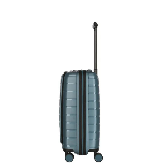 Travelite Air Base 4 Wiel Trolley S Front-Pocket ice blue