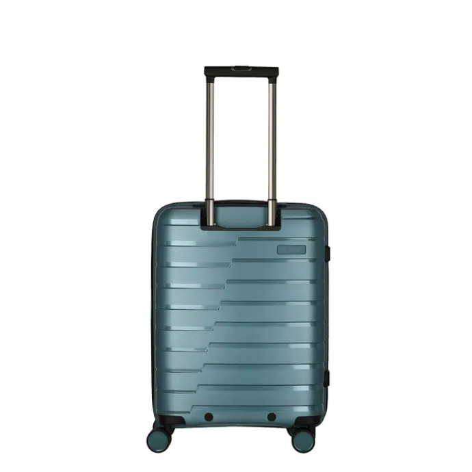 Travelite Air Base 4 Wiel Trolley S Front-Pocket ice blue