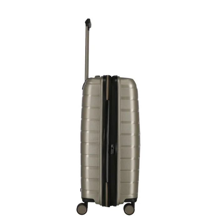 Travelite Air Base 4 Wiel Trolley M Expandable champagne metallic