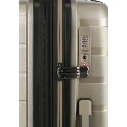 Travelite Air Base 4 Wiel Trolley M Expandable champagne metallic