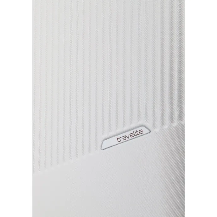 Travelite Bali 4 Wiel Trolley M white/cognac