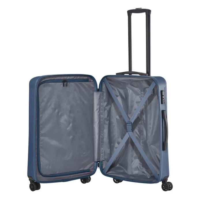 Travelite Bali 4 Wiel Trolley M blue