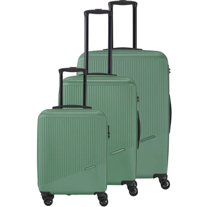 Travelite Bali 4 Wiel Trolley L green