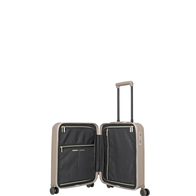 Travelite Barbara Novelty 4 Wheel Cabin Trolley satin nude