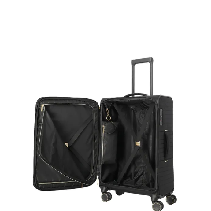 Travelite Barbara Stepp 4 Wheel Trolley M black