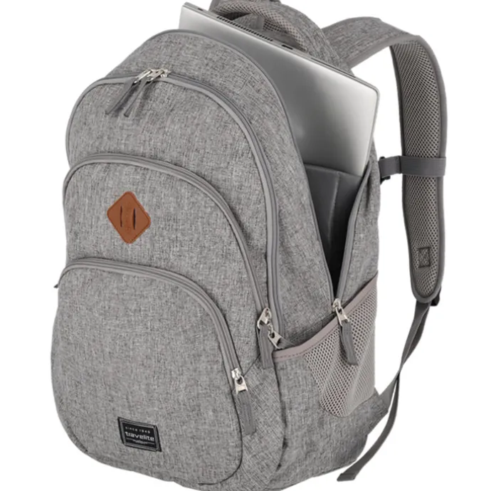 Travelite Basics Backpack Melange light grey