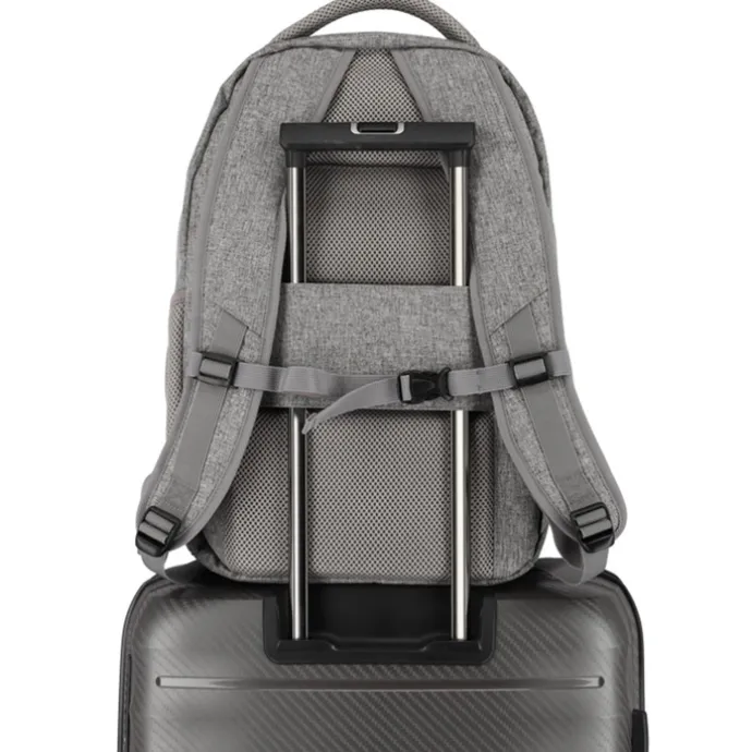 Travelite Basics Backpack Melange light grey