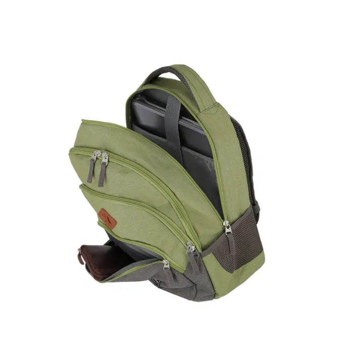 Travelite Basics Backpack Melange green/grey