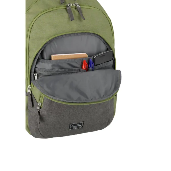 Travelite Basics Backpack Melange green/grey