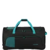 Travelite Basics Fresh Wheeled Duffle black/petrol