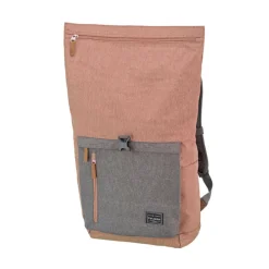 Travelite Basics Rollup Backpack rose/grey