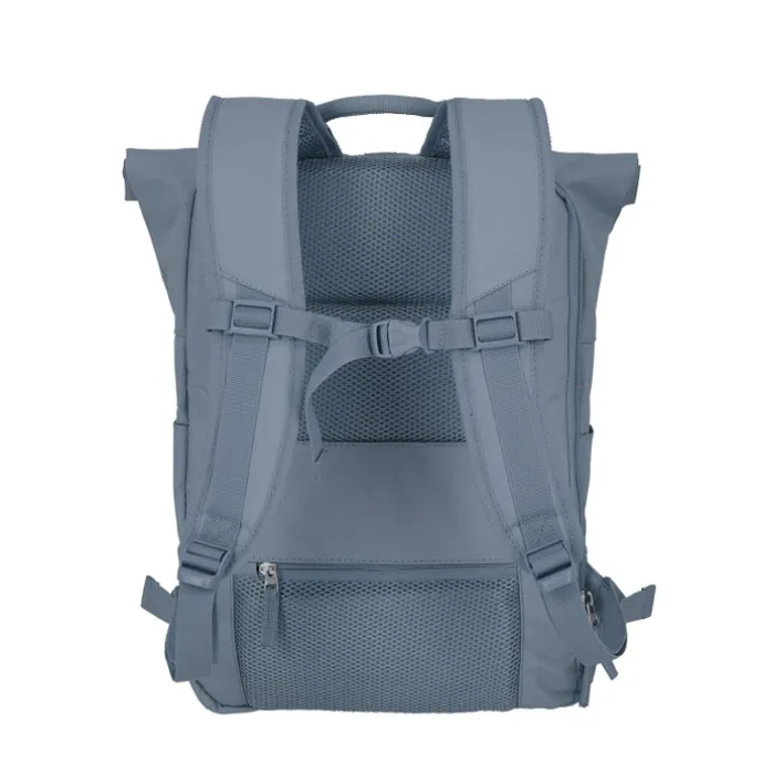 Travelite Basics Rollup Backpack bluegrey