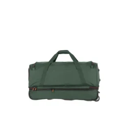 Travelite Basics Wheeled Duffle 70 Expandable dark green