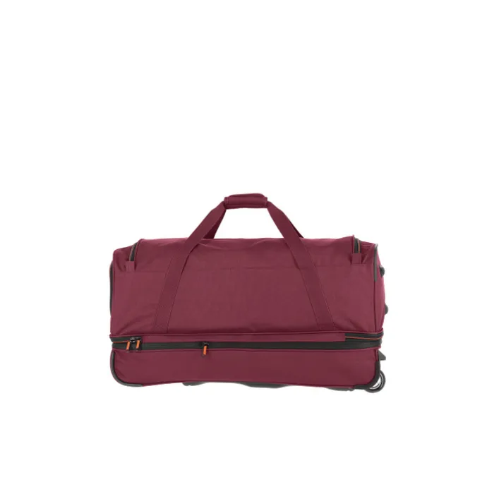 Travelite Basics Wheeled Duffle 70 Expandable dark red