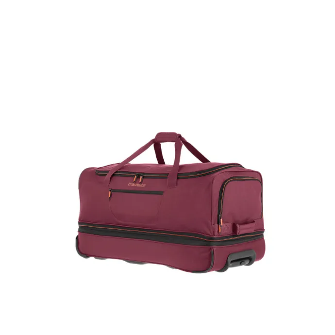 Travelite Basics Wheeled Duffle 70 Expandable dark red