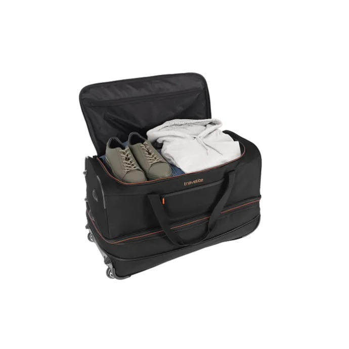 Travelite Basics Wheeled Duffle 70 Expandable black