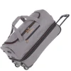 Travelite Basics Wheeled Duffle 55 Expandable grey