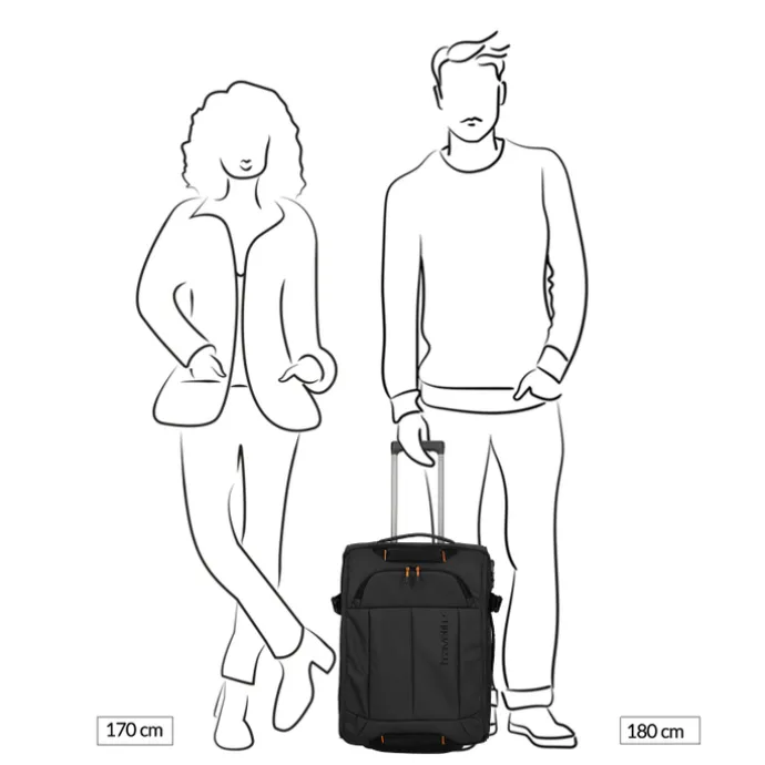 Travelite Briize Wheeled Duffle S black
