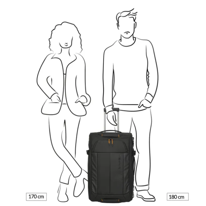 Travelite Briize Wheeled Duffle M black