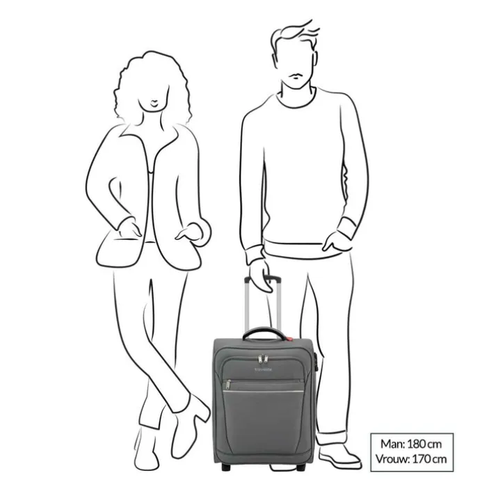 Travelite Cabin 2 Wiel Boardtrolley black