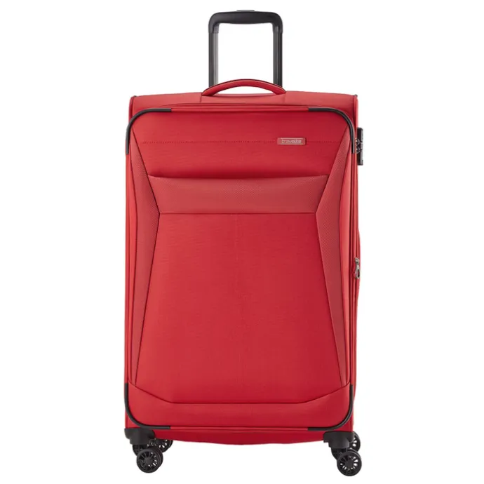 Travelite Chios 4 Wiel Trolley L red