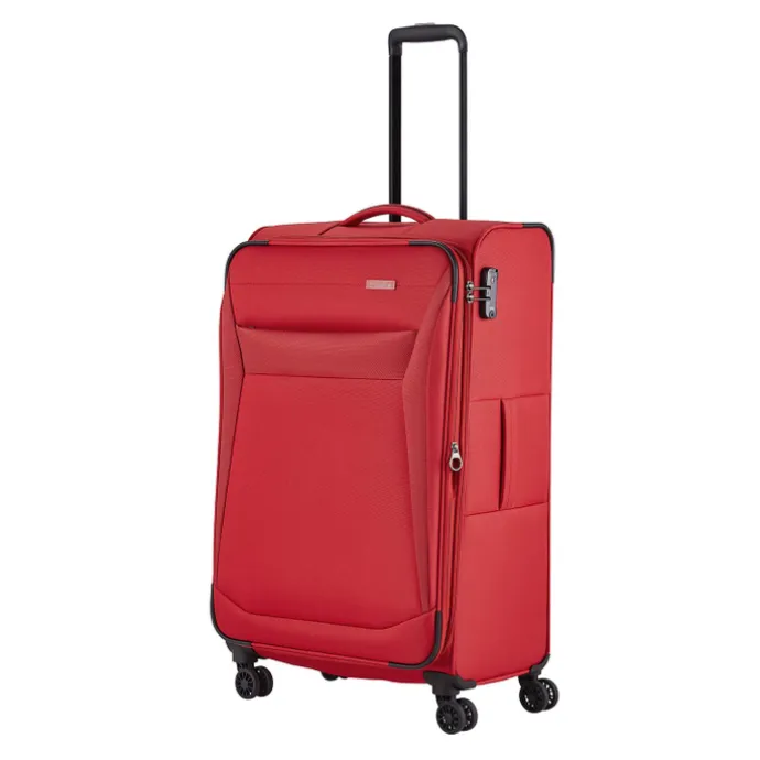 Travelite Chios 4 Wiel Trolley L red