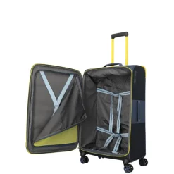 Travelite Color Craze 4 Wheel Trolley L navy