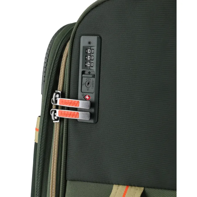 Travelite Color Craze 4 Wheel Trolley M olive