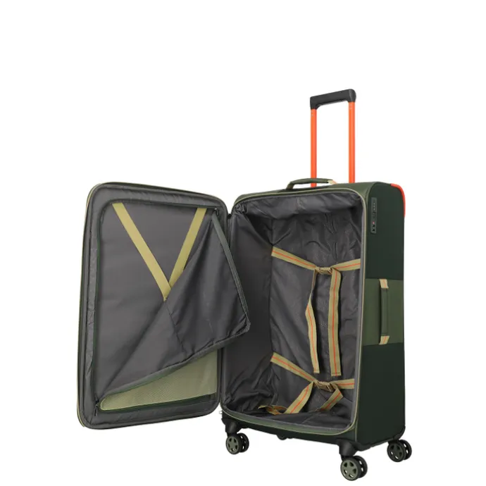 Travelite Color Craze 4 Wheel Trolley L olive
