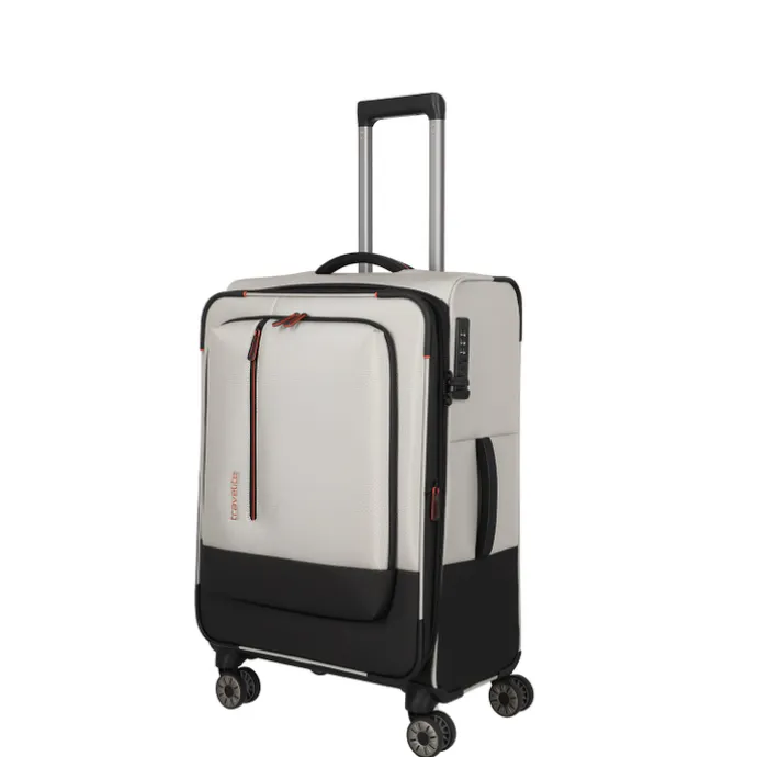 Travelite Crosslite 5.0 4w Trolley M white sand