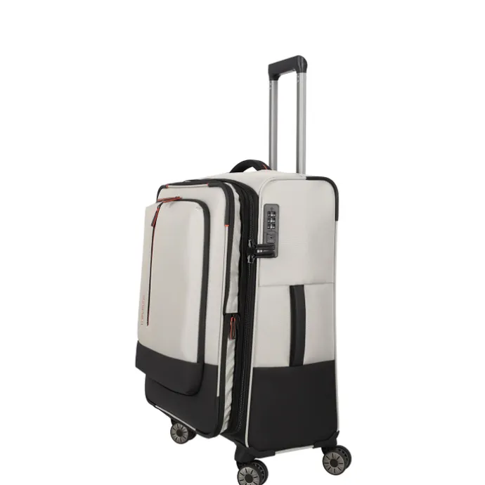 Travelite Crosslite 5.0 4w Trolley M white sand