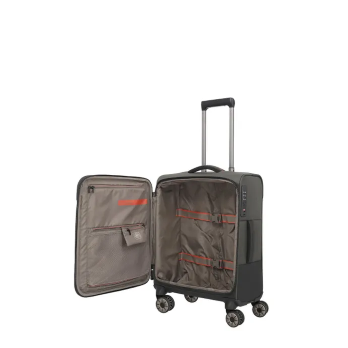 Travelite Crosslite 5.0 4w Trolley S dark olive