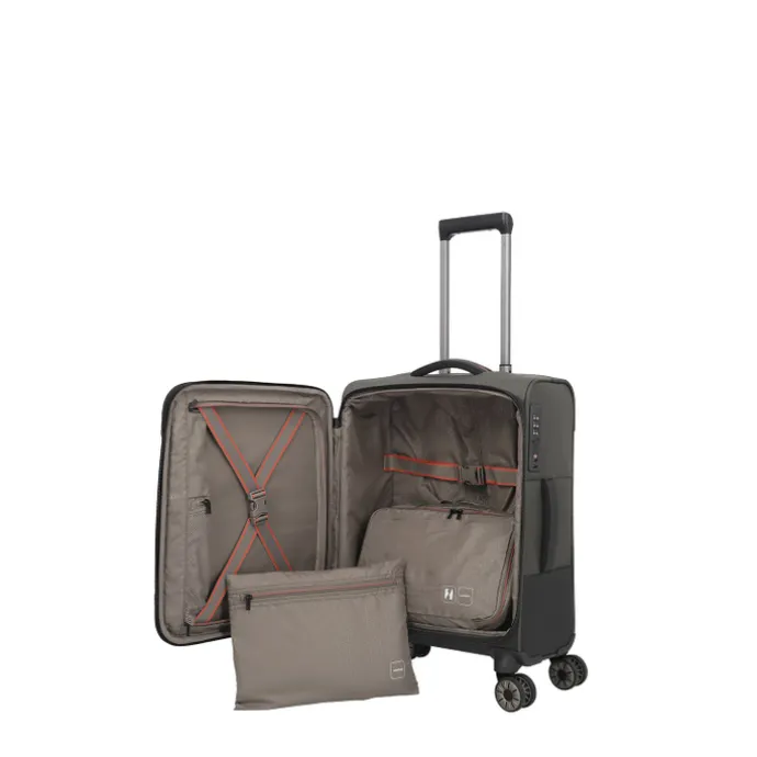 Travelite Crosslite 5.0 4w Trolley S dark olive