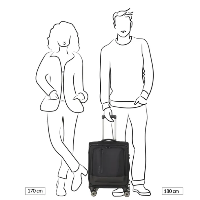 Travelite Crosslite 5.0 4w Trolley S black