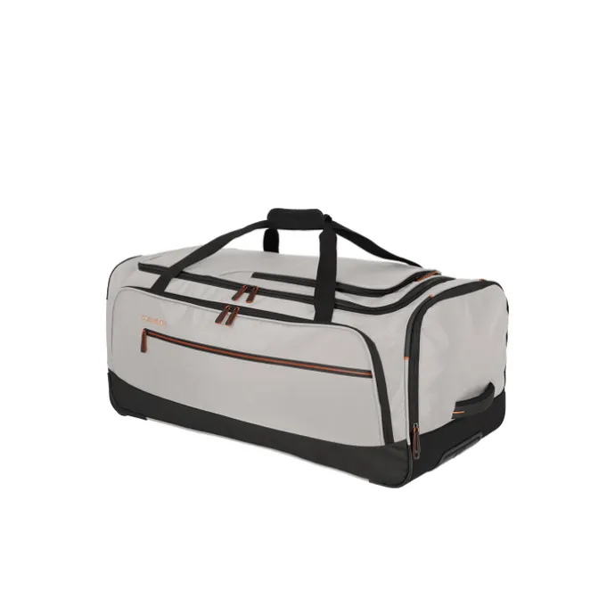 Travelite Crosslite 5.0 Wheeled Duffle L white sand
