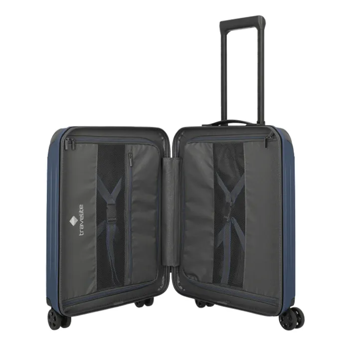 Travelite Dynamiic 4 Wheel Cabin Trolley denim