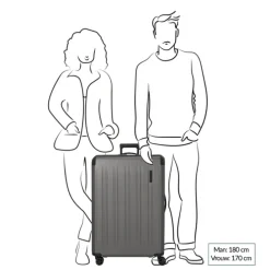 Travelite Dynamiic 4 Wheel Trolley XL denim